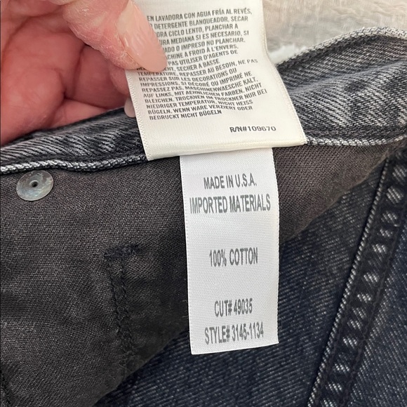 NWOT Citizens Of Humanity Black Vintage Wash Denim Skirt, Size 31 - Picture 10 of 10